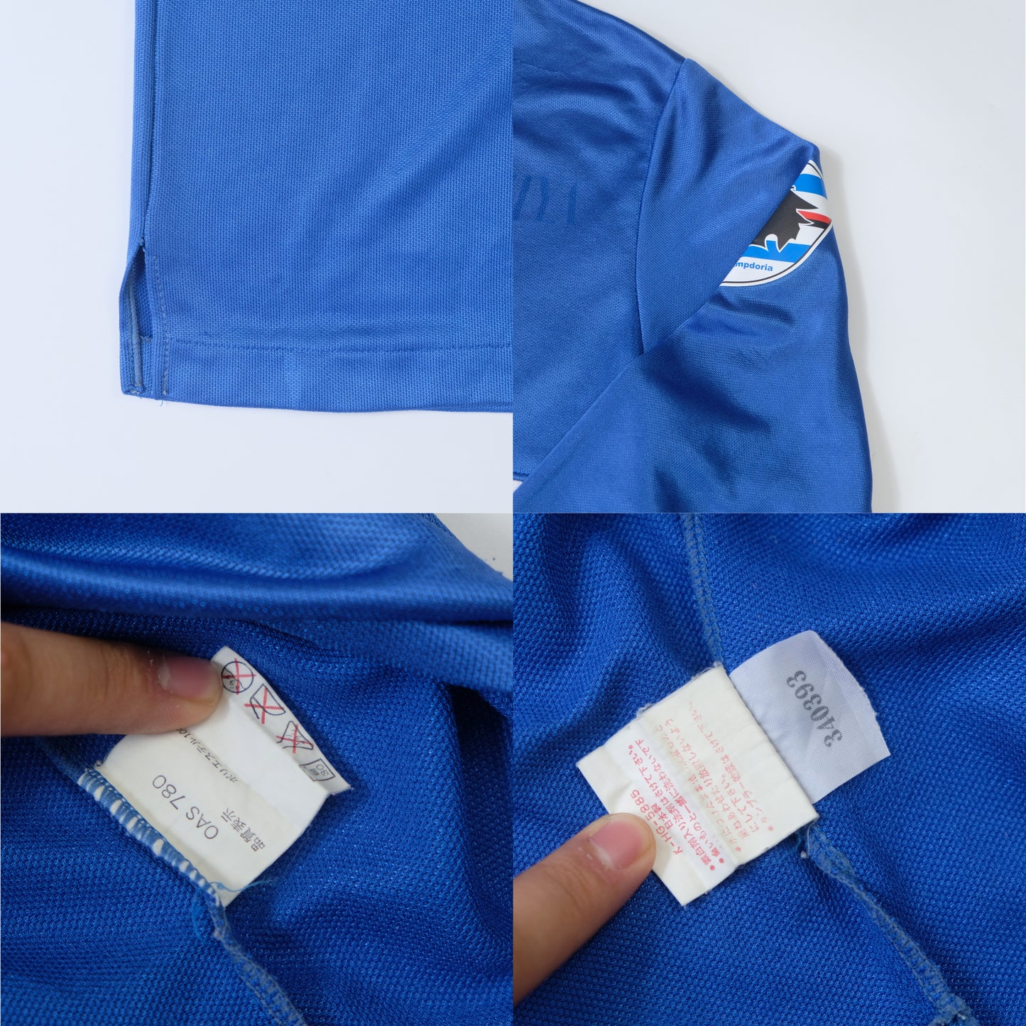 1993/94 Sampdoria Home Shirt Asics (M)