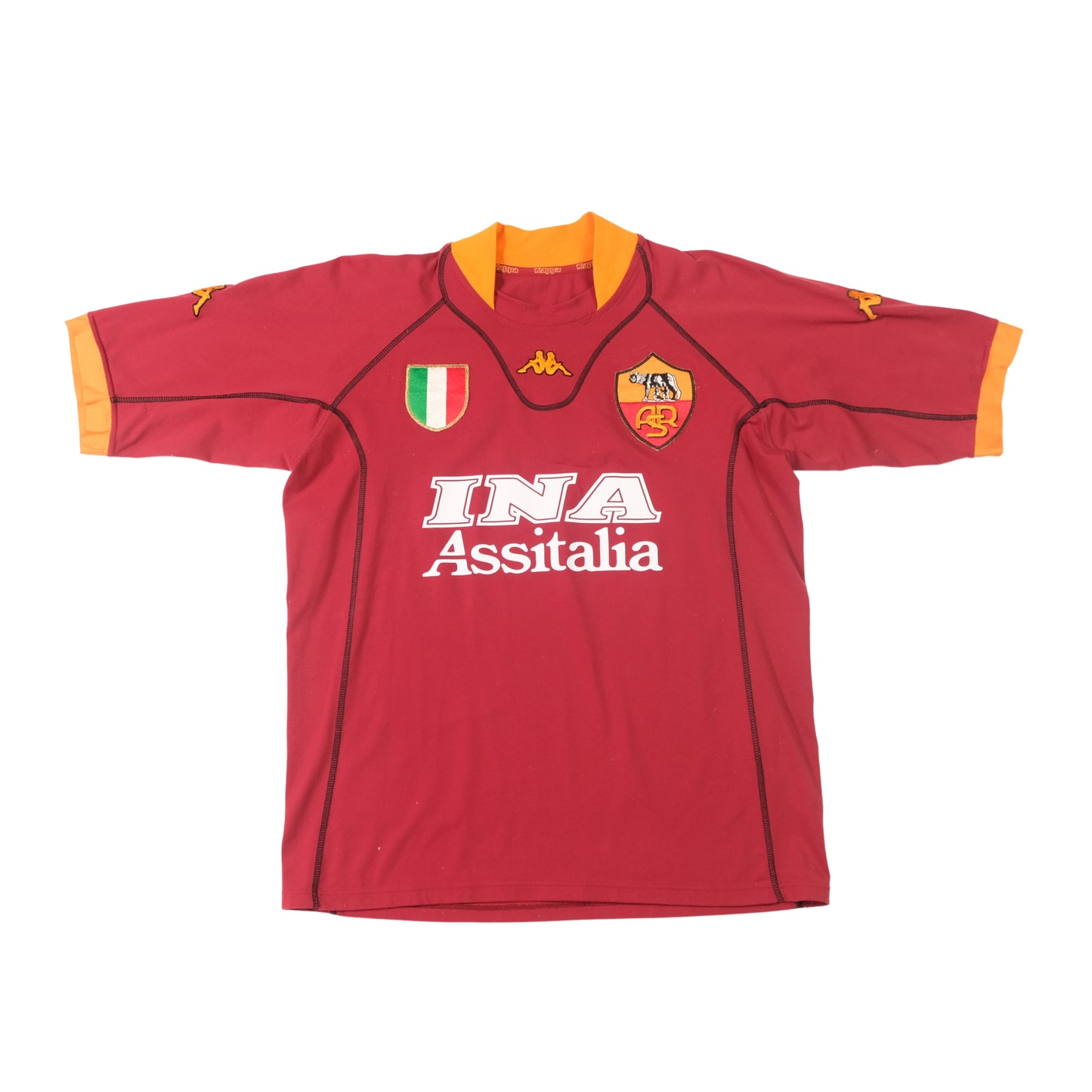 2001/02 Roma Home Shirt Kappa (S)