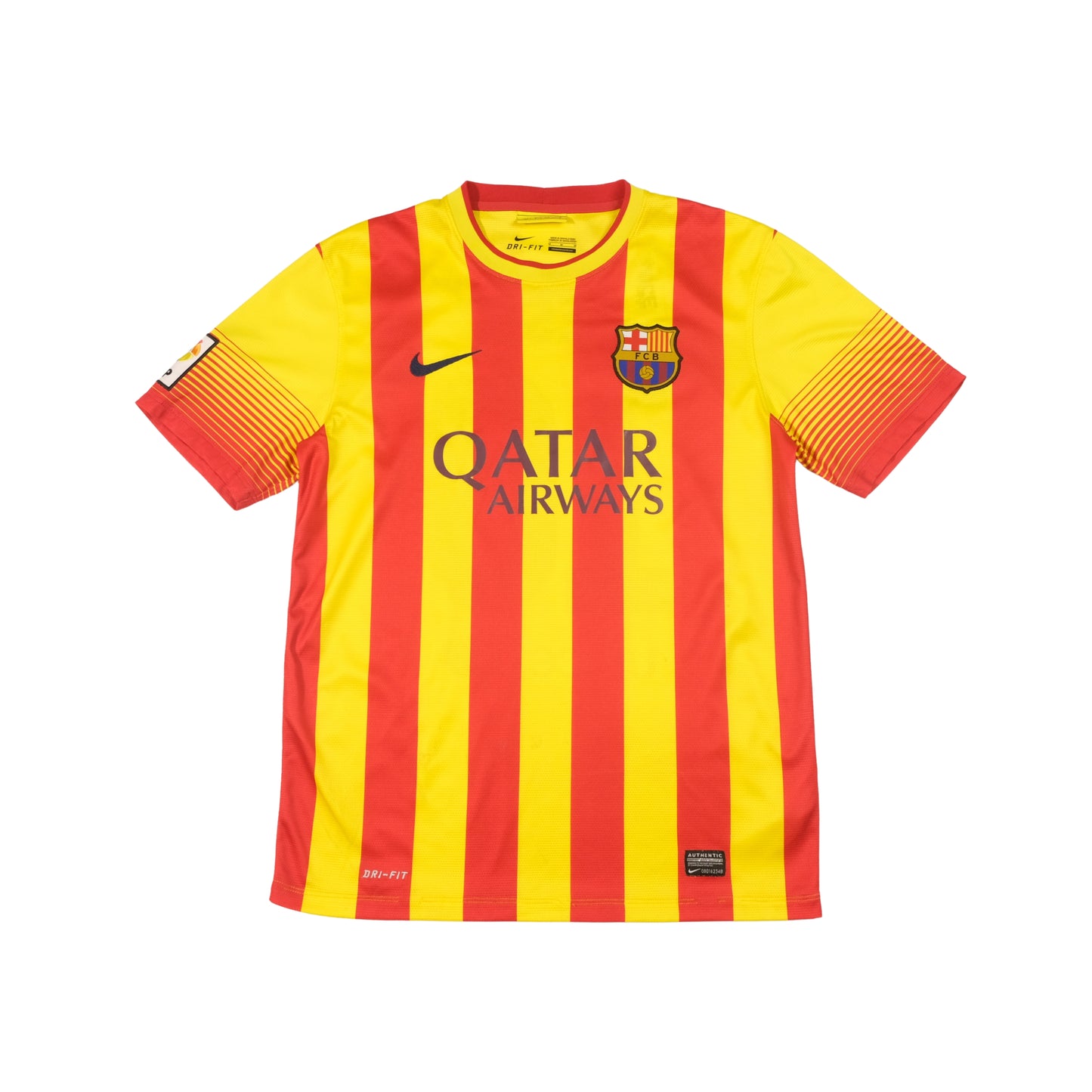 2013/14 Barcelona Away Shirt Messi Nike (M)
