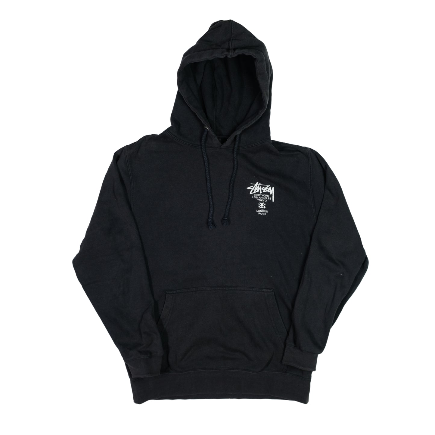 Stussy Vintage Black Hoodie Small/Medium