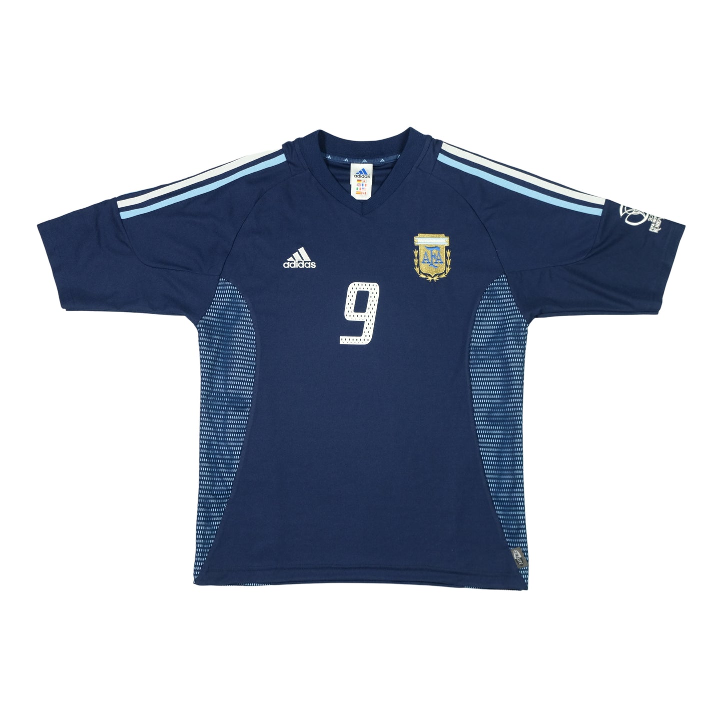 Argentina Batistuta 2002/2004 Adidas Away Football Shirt Medium