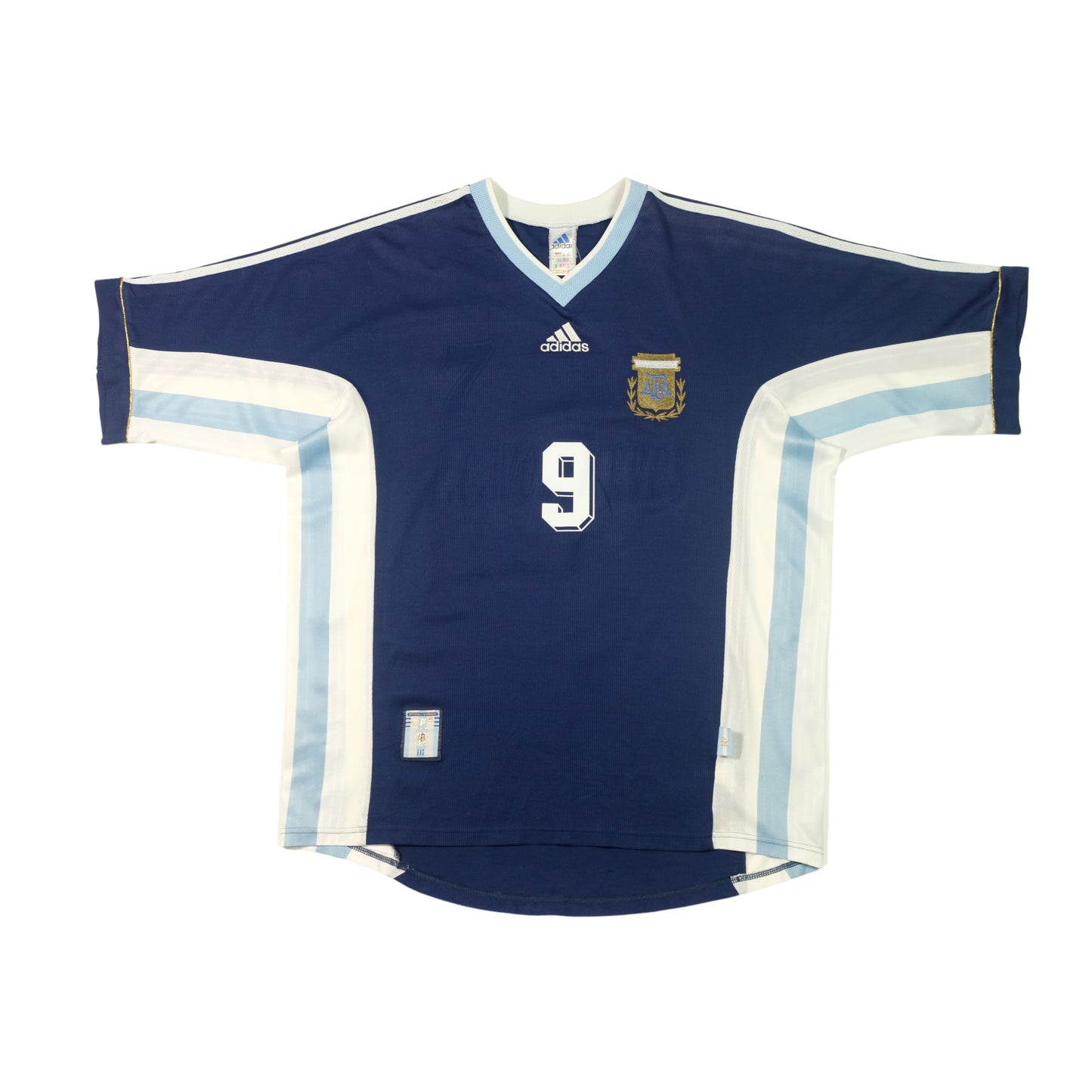 Argentina Batistuta Original 1998/1999 Adidas Away Football Shirt Large