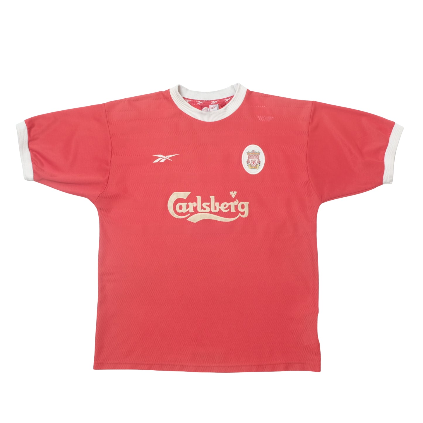 1998/00 Liverpool Home Shirt Reebok Heskey (L/XL)