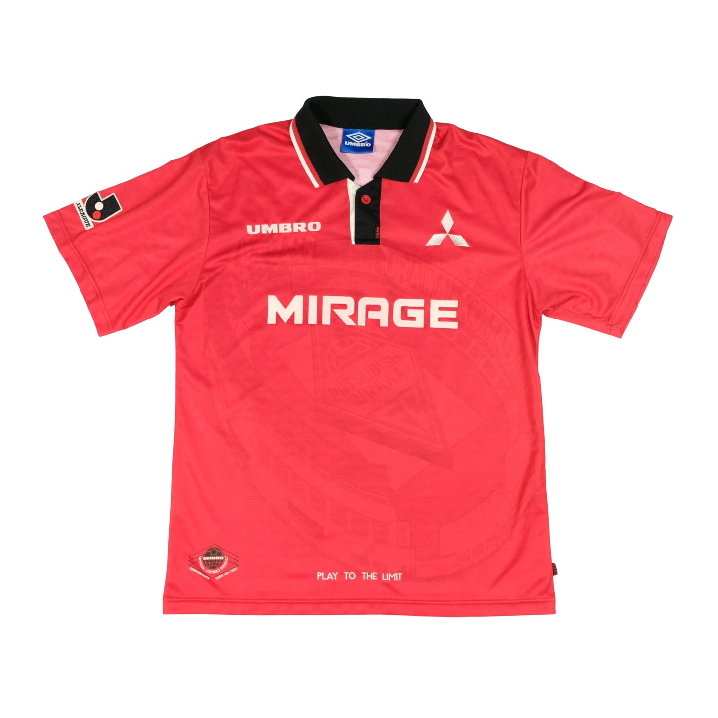 Mitsubishi Urawa Red Diamonds J-League Umbro 1996/1998 Home Football Shirt Large