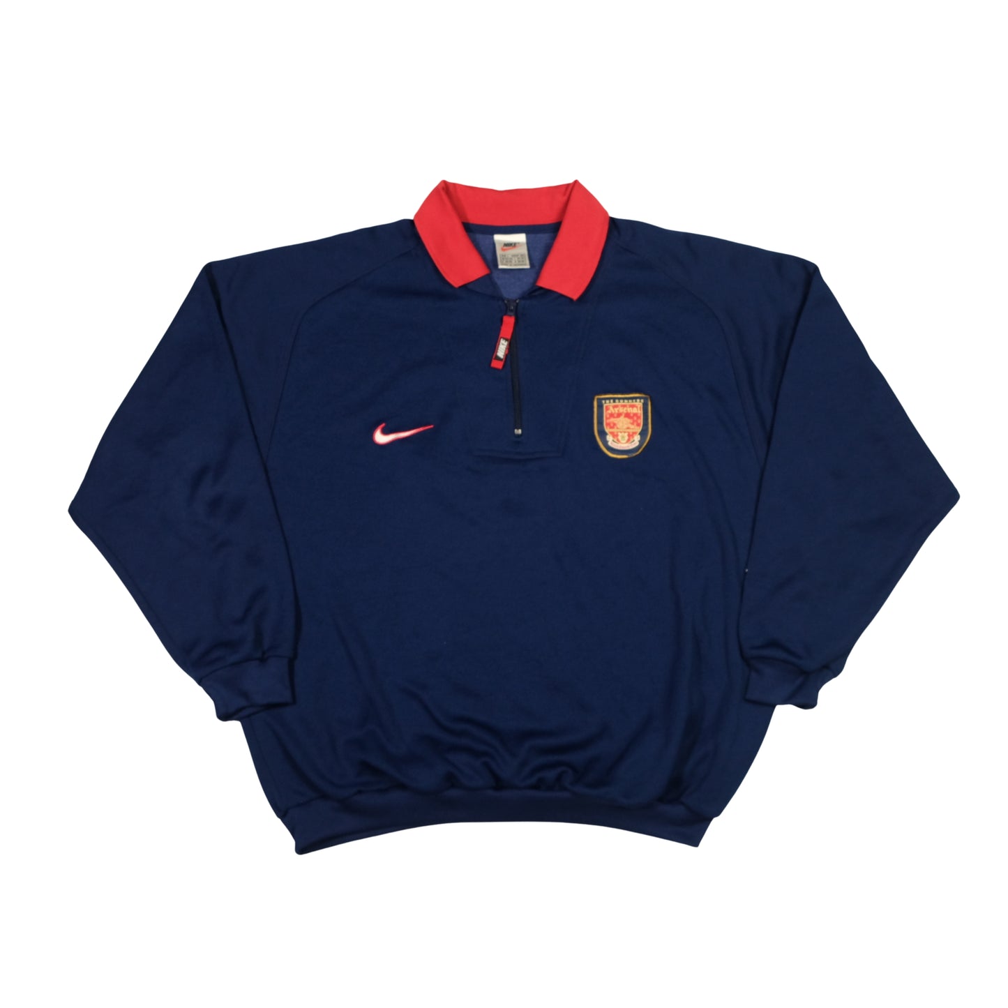 Arsenal Original Nike 1998 Vintage Football Training Sweatshirt Large