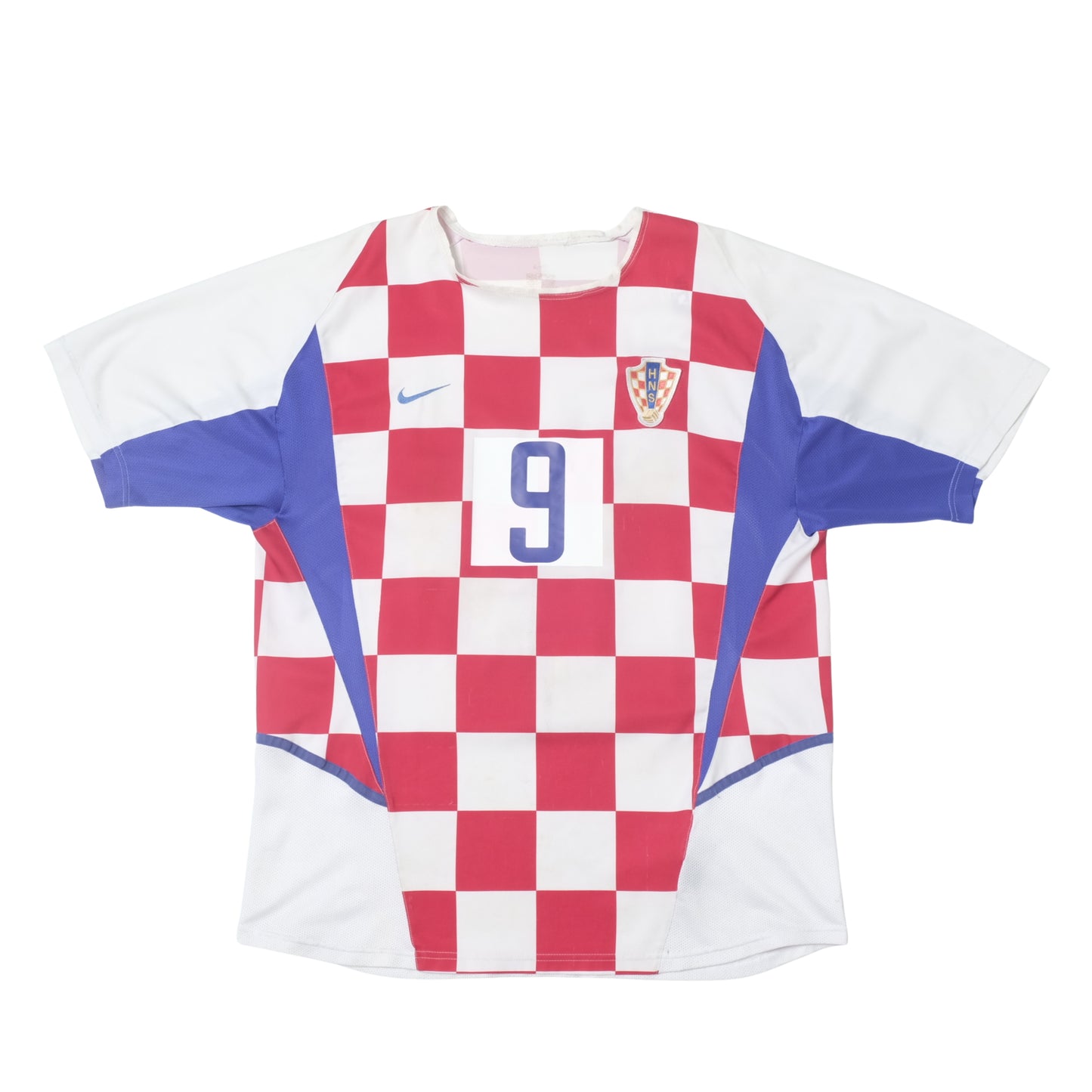 2002/04 Croatia Home Shirt Nike Suker (L/XL)