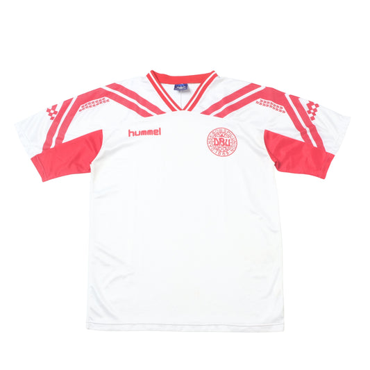 1992 Denmark Training Shirt Hummel (L)