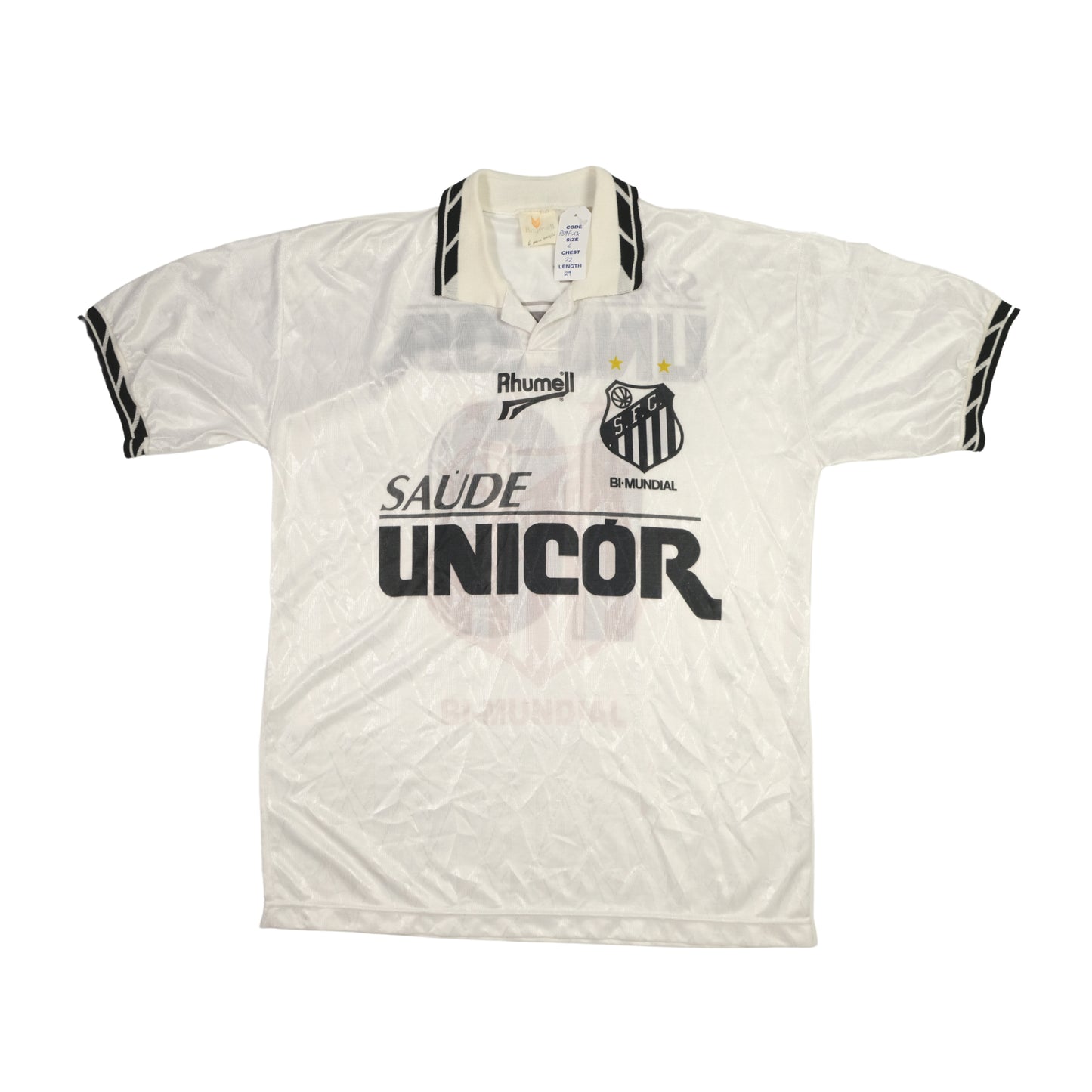 Santos Brazil Original 1996 Home Football Shirt Large