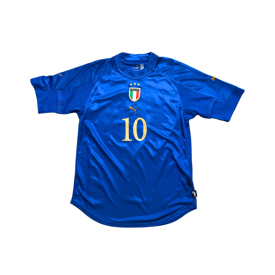 Italy 2004/2006 Baggio Puma Original Home Football Shirt Medium/Large