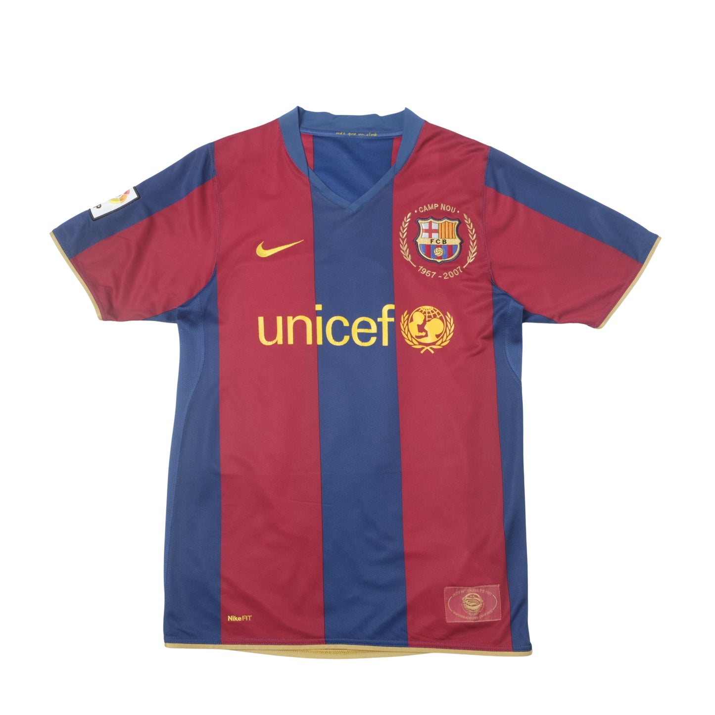 2007/08 Barcelona Home Shirt Nike Henry (S/M)