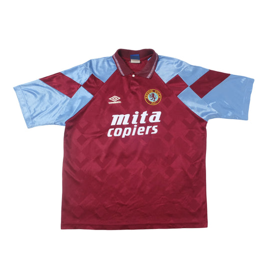 1990/92 Aston Villa Home Shirt Umbro Template (XL)