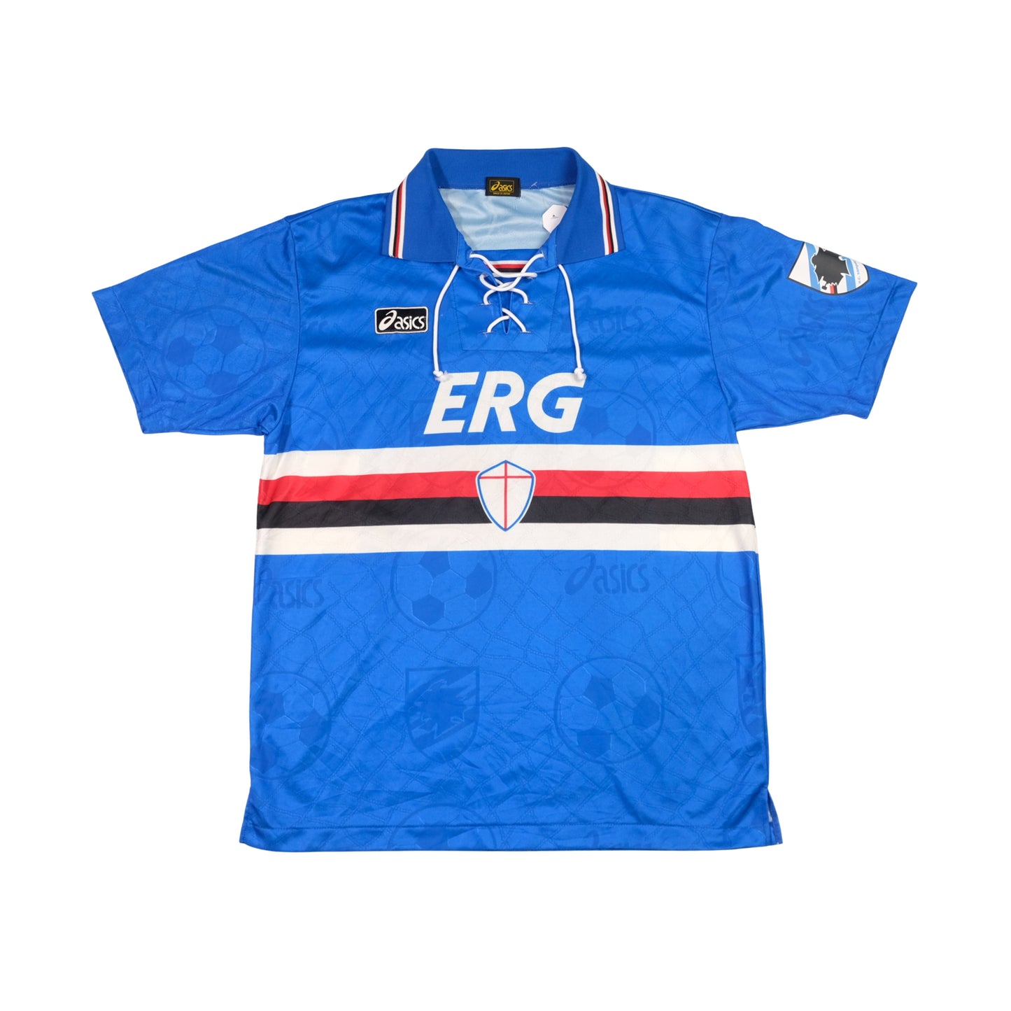 Sampdoria Original Asics 1995/1996 Home Vintage Football Shirt Large