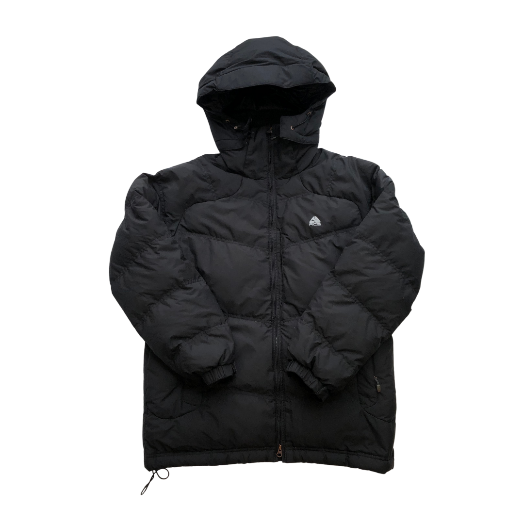 Nike ACG Vintage Black Down Puffer Jacket Large