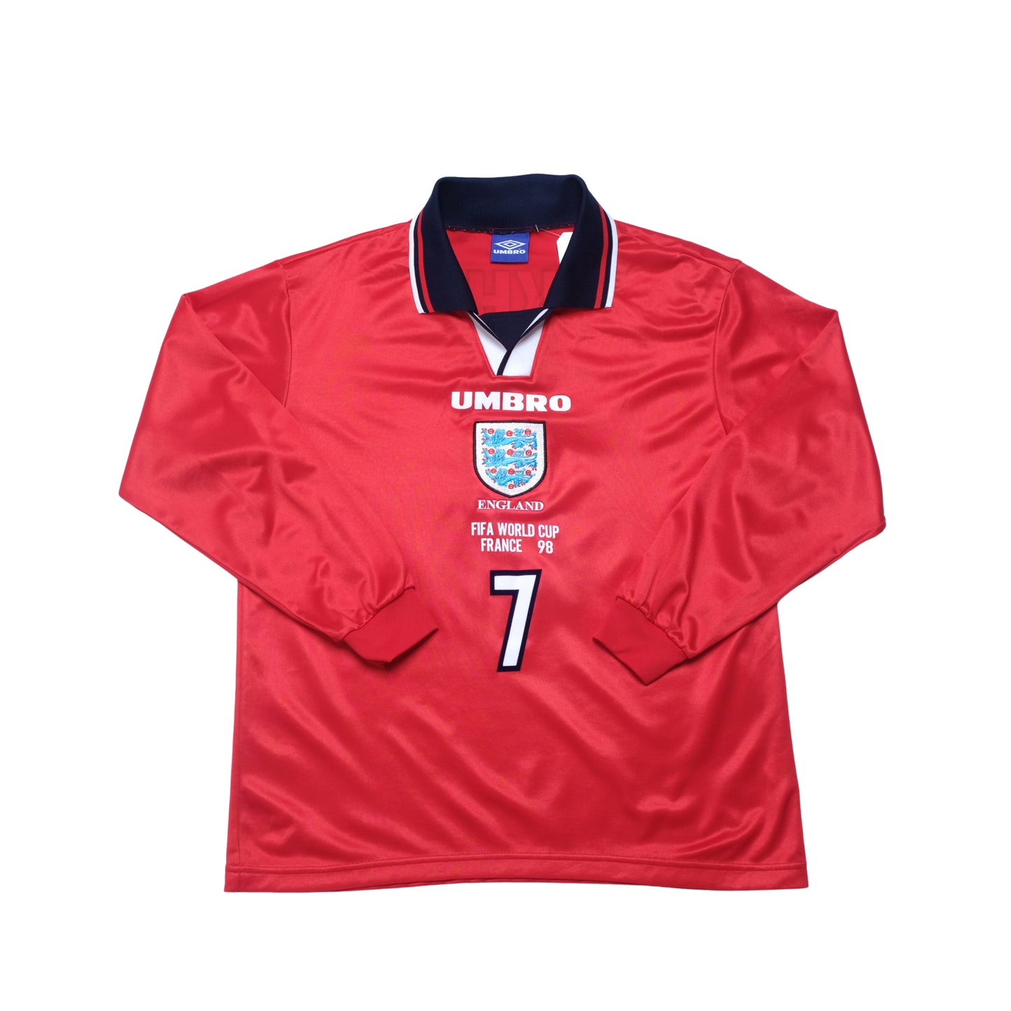 1998/00 England Away Shirt Umbro Beckham (M)