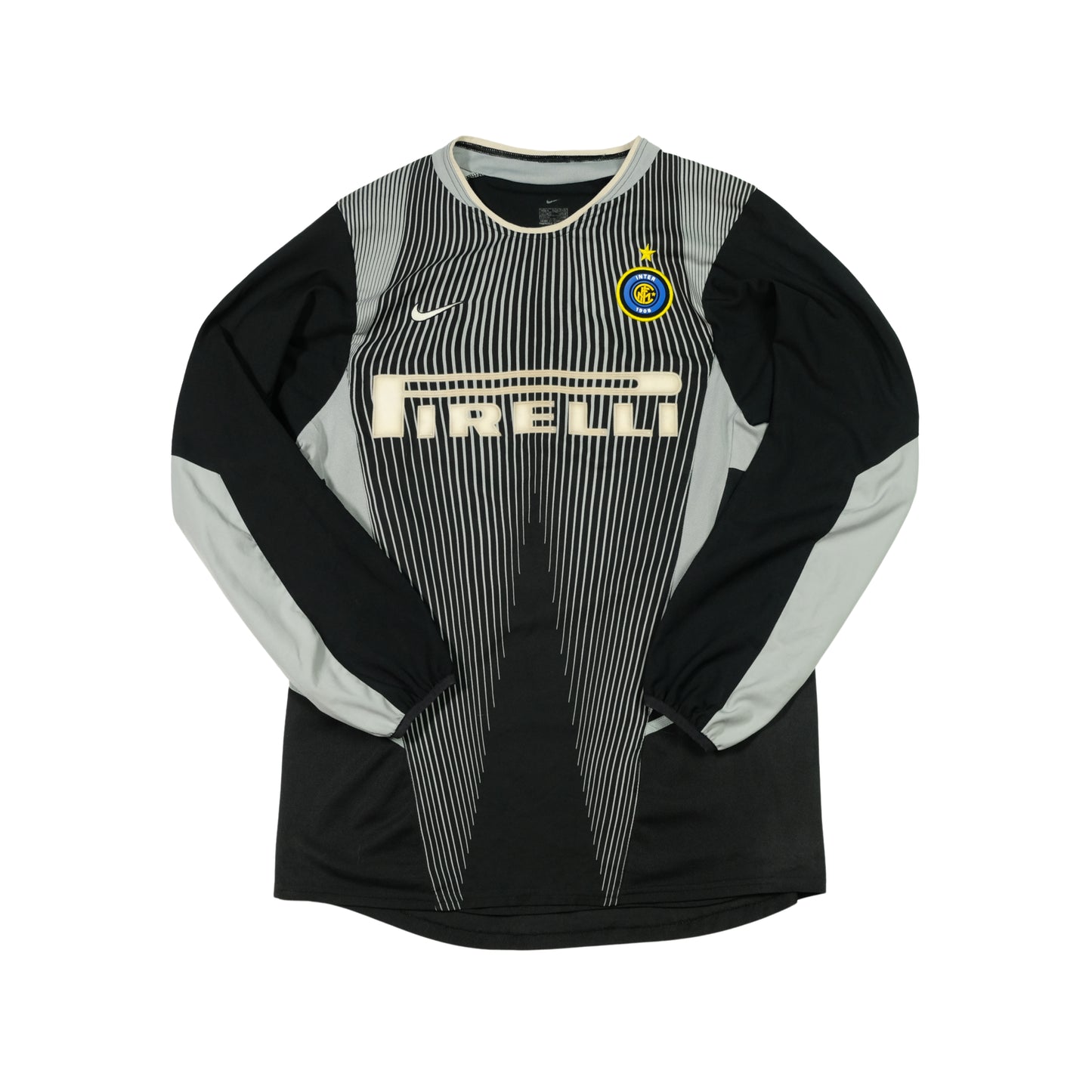 Inter Milan Italy Nike Original 2002/2003 Goalkeeper Football Shirt Small/Medium