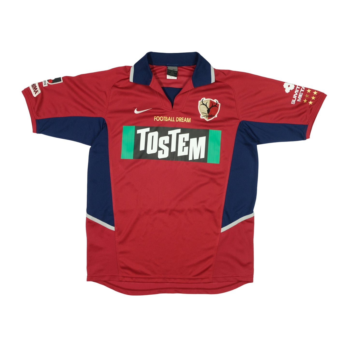 Kashima Antlers 2002/2003 Nike J-League Japan Home Football Shirt Large