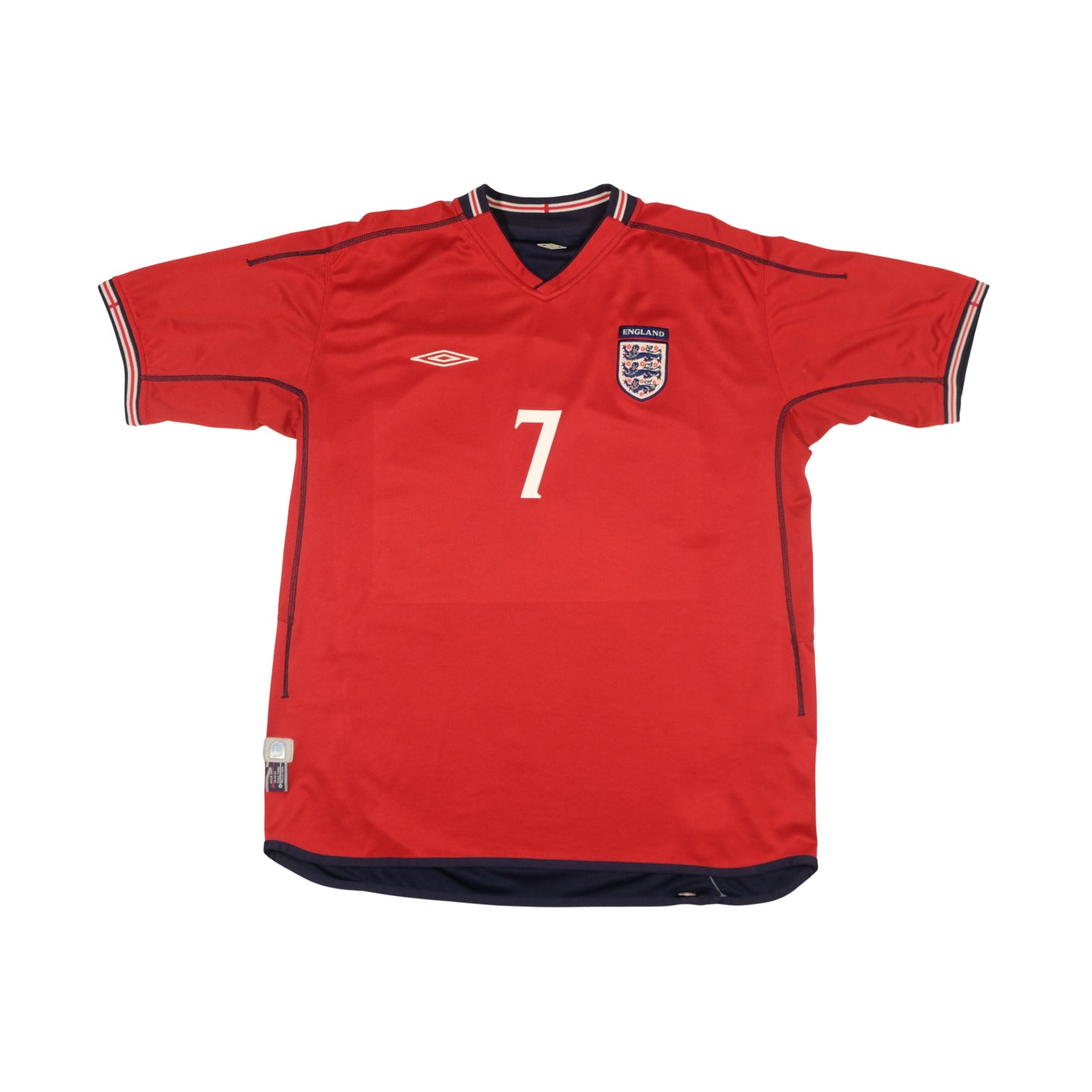 2002/04 England Away Shirt Umbro Beckham