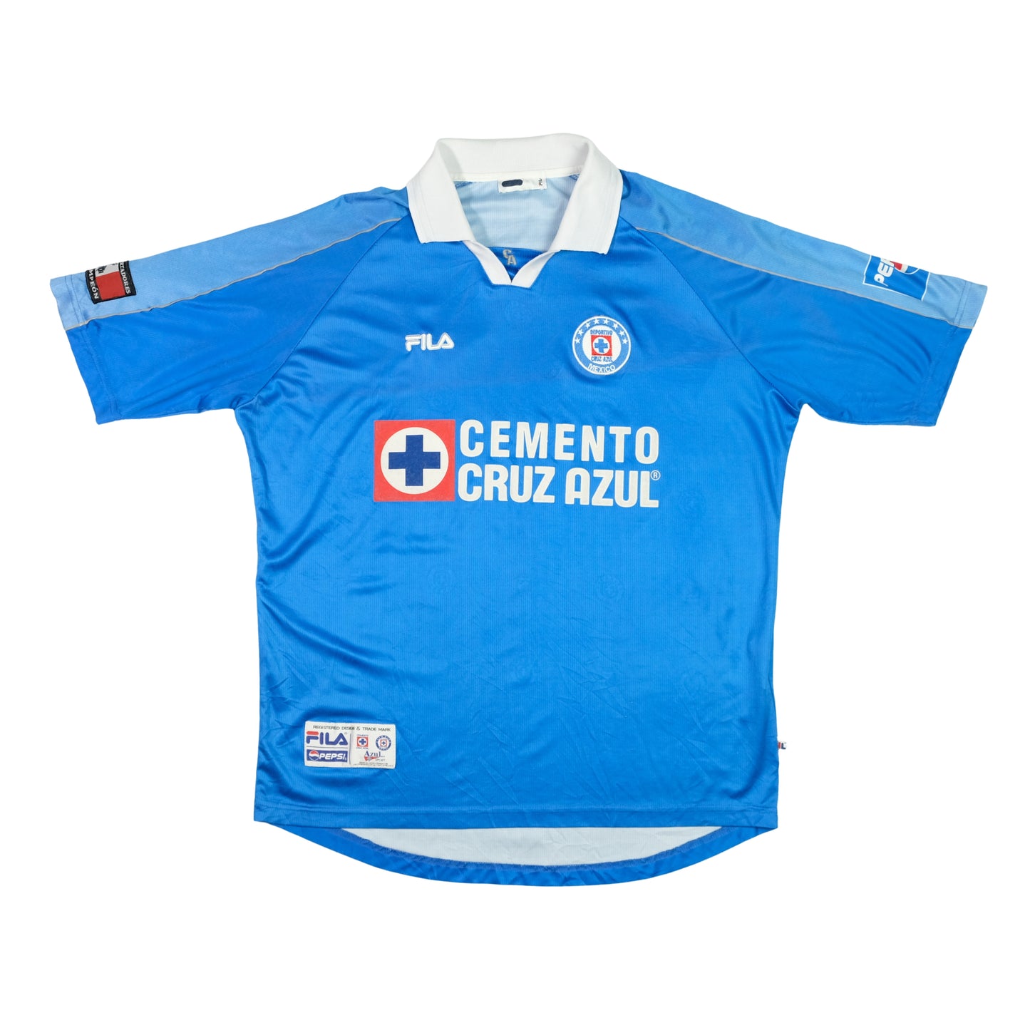 Cruz Azul Mexico 1999/2000 Fila Home Football Shirt XL