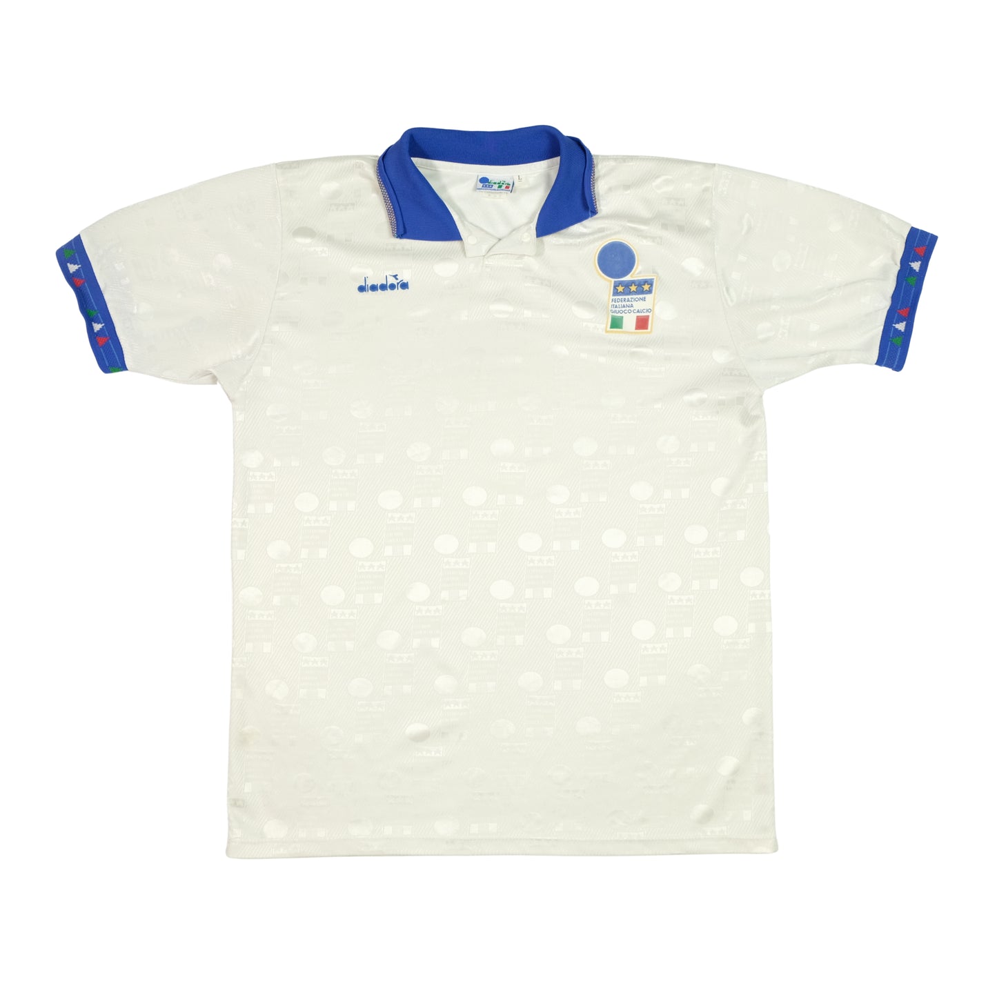 Italy 1994 Diadora Original Away Football Shirt Large