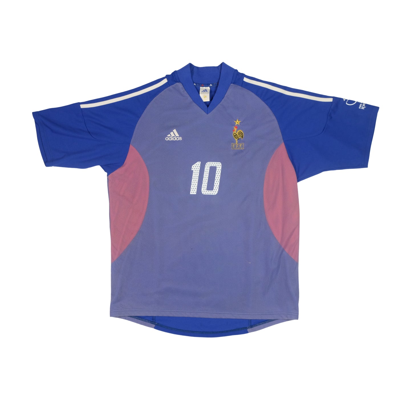 2002/2004 France Home Shirt Zidane Adidas