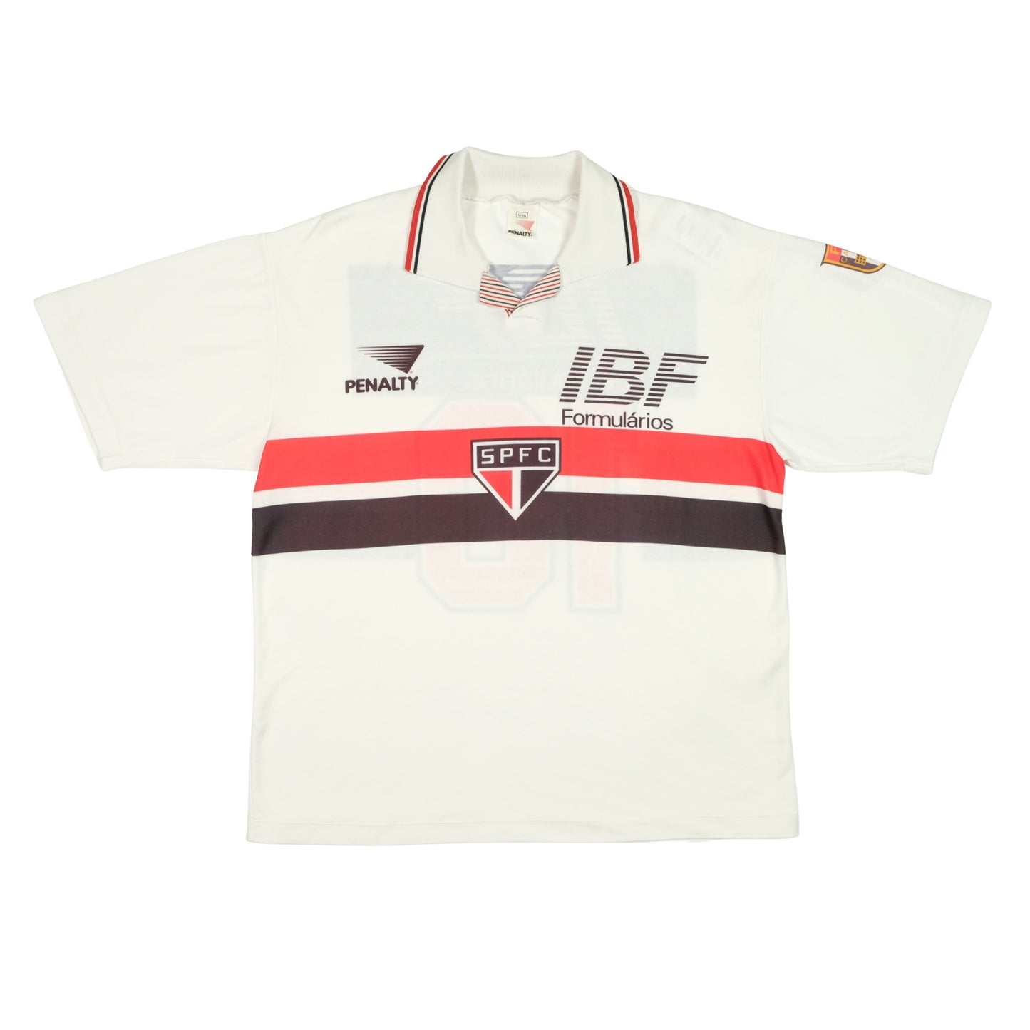 Sao Paulo Home Football Shirt 1992 Penalty Medium