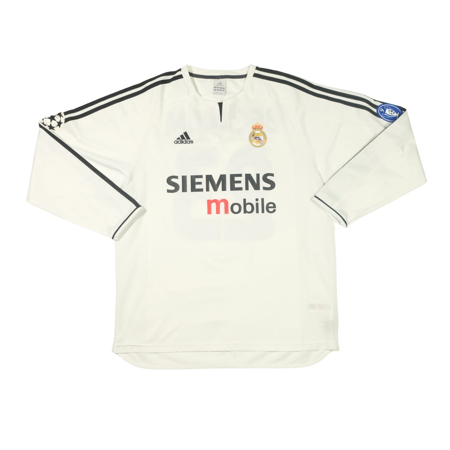 2003/2004 Real Madrid Beckham Home Shirt Adidas