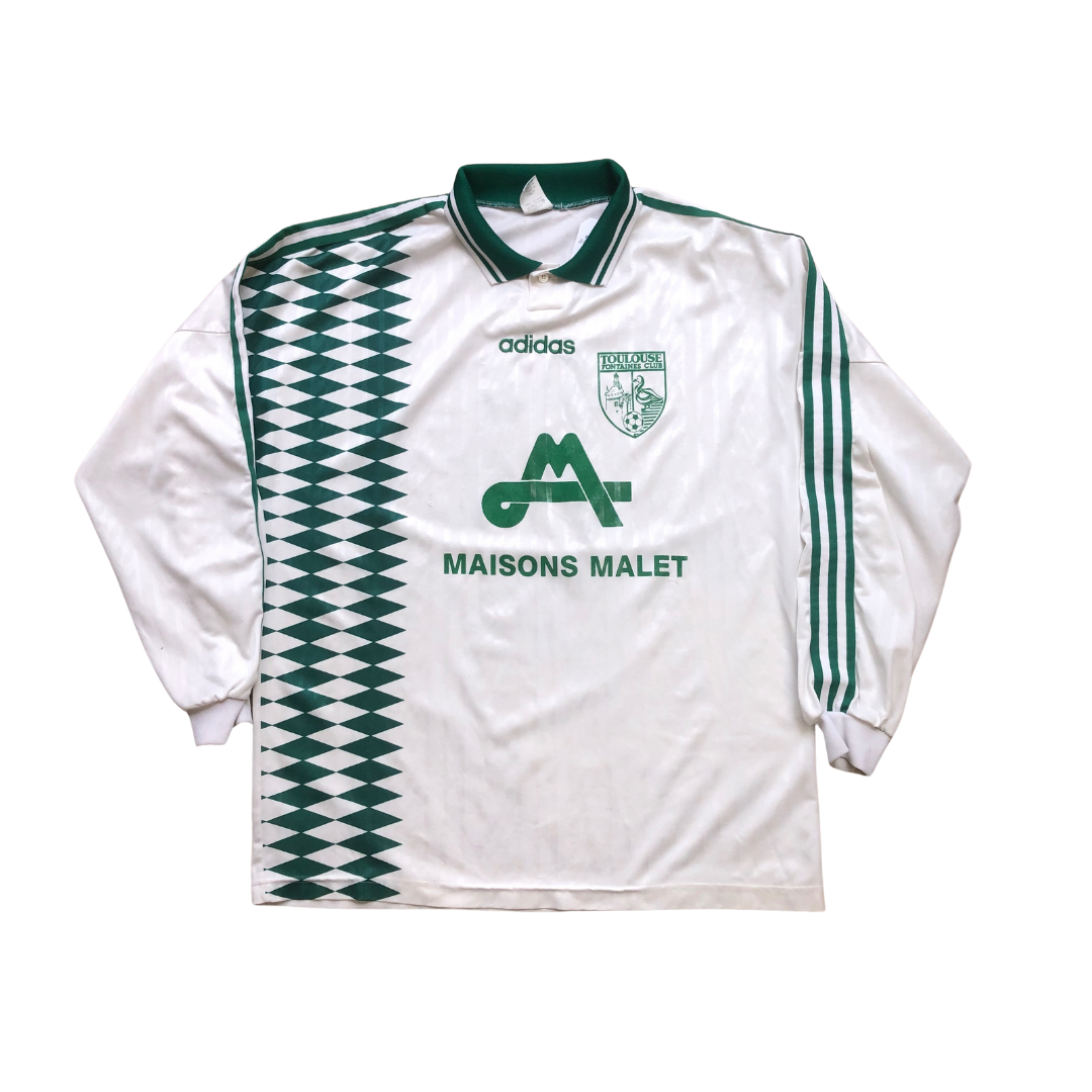 Toulouse Fontaines Club France 1993/1994 Adidas Football Shirt XL