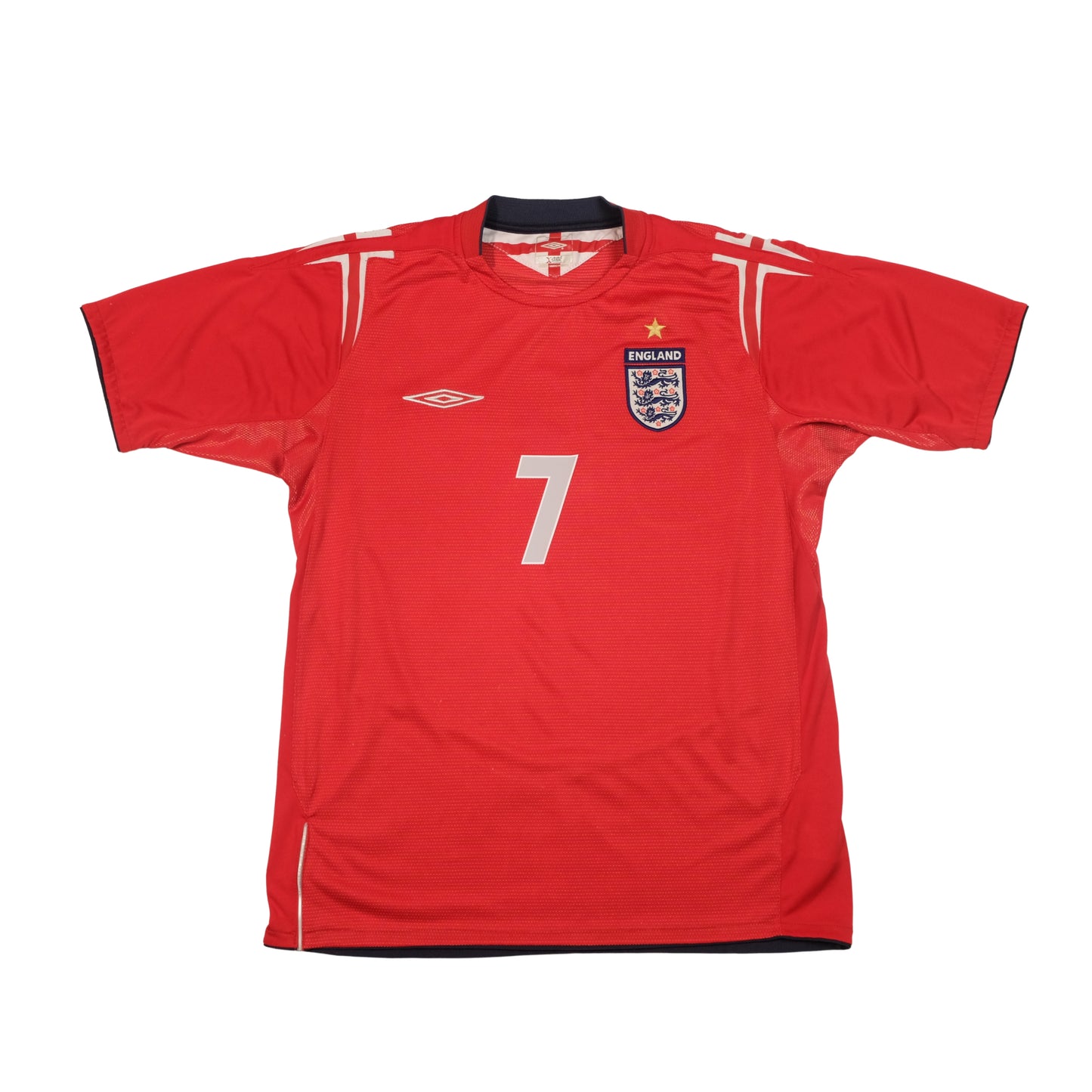 2004/06 England Away Shirt Umbro Beckham (M)