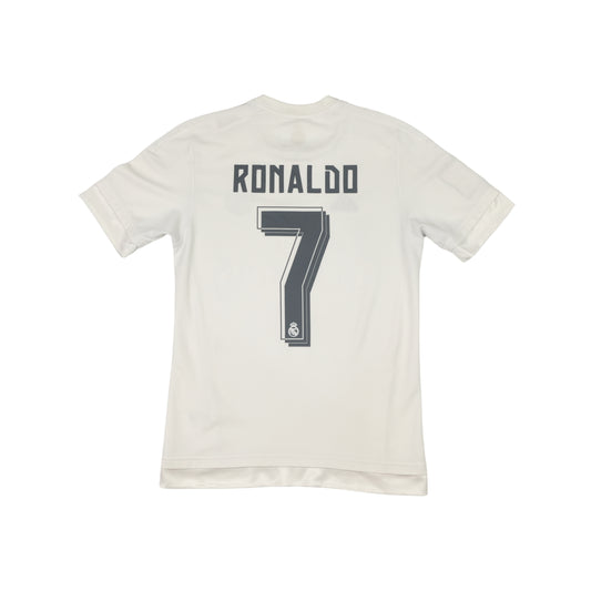 2015/16 Real Madrid Home Shirt Ronaldo Adidas (S)