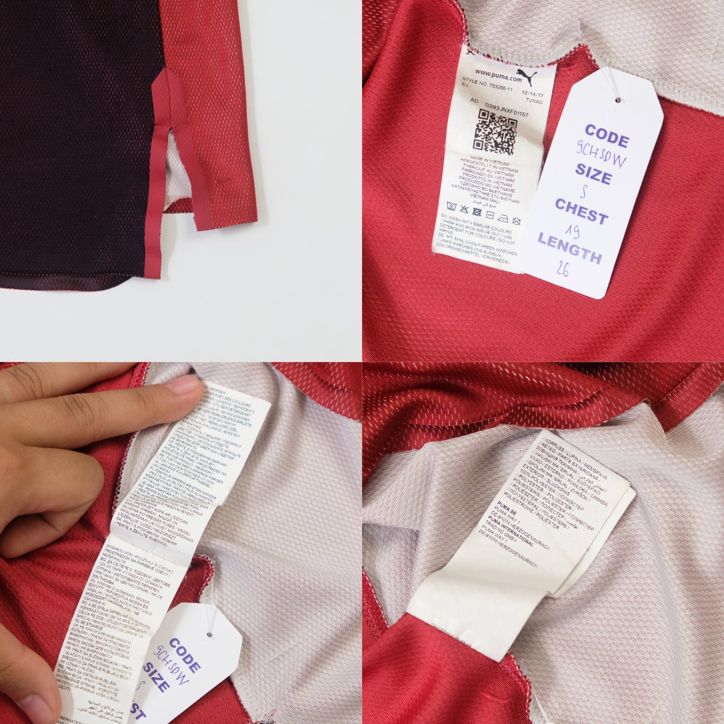 2017/18 Arsenal Training Shirt Puma (S)