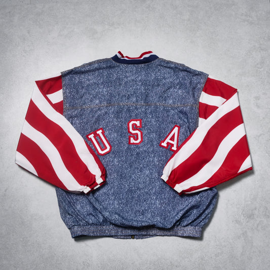 1994 USA Training Track Football Jacket Adidas (M)