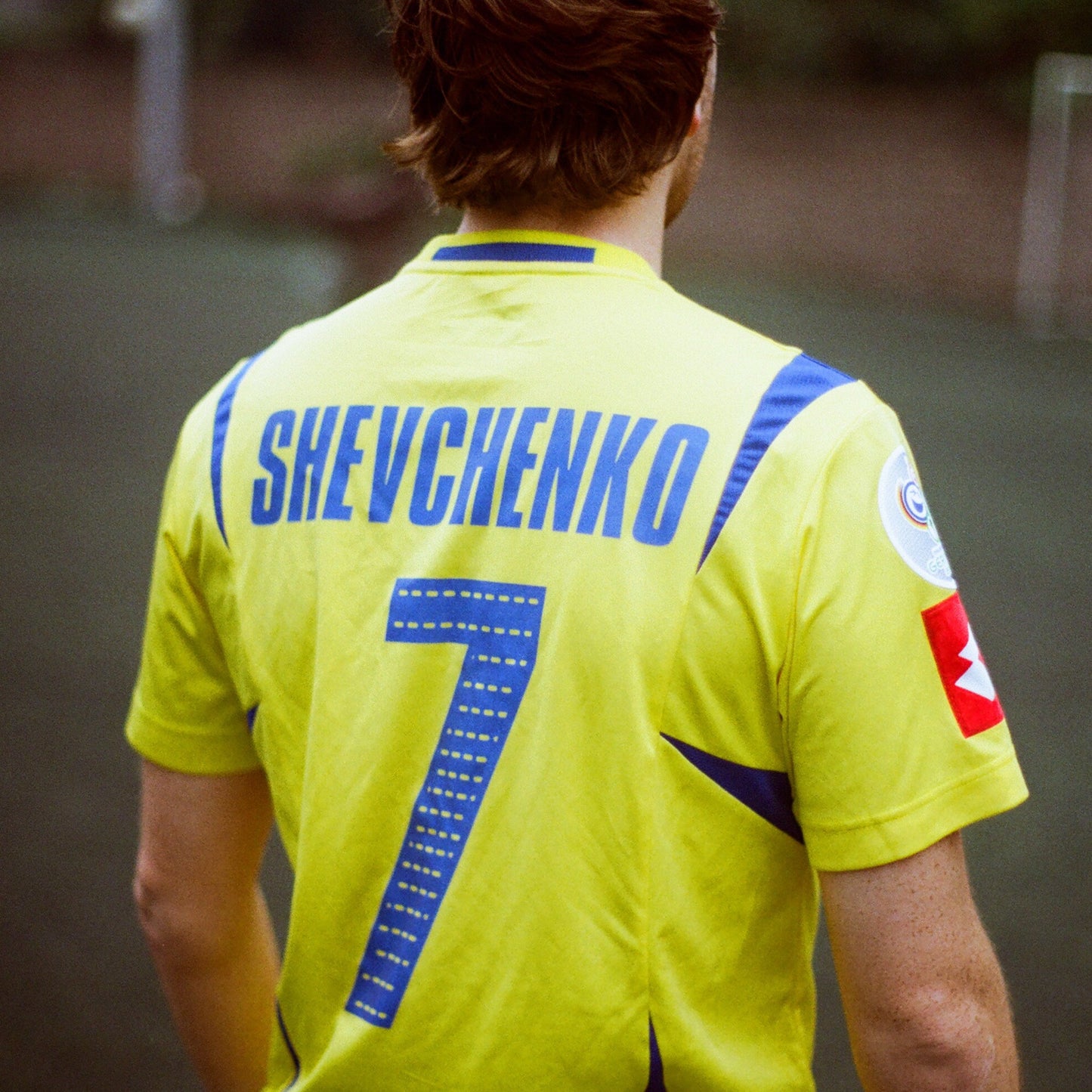 Ukraine Shevchenko 7 World Cup 2006 Lotto Home Football Shirt Medium