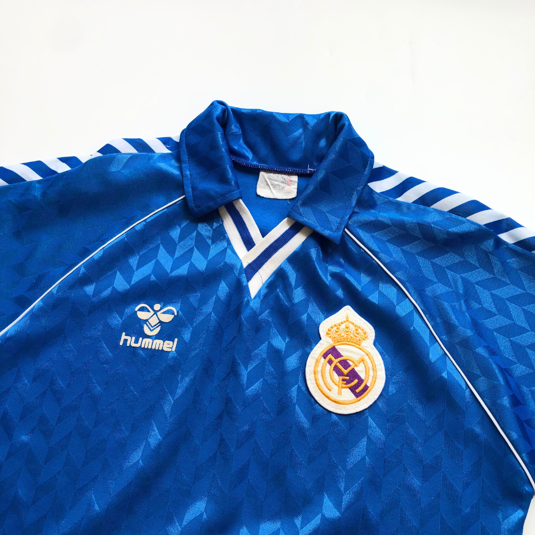 Real Madrid Original 1988/1989 Hummel Away Football Shirt Small/Medium
