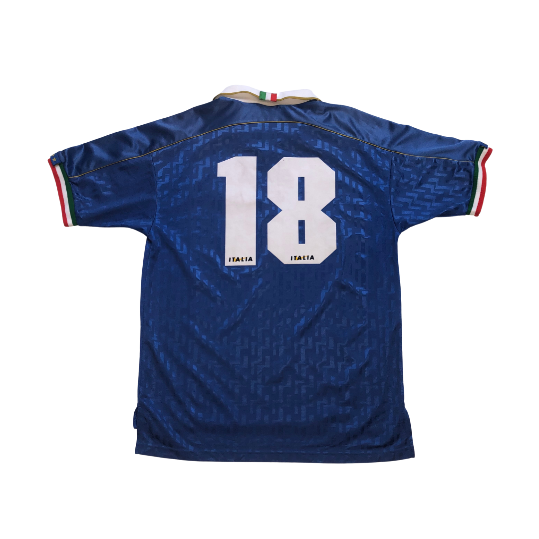 Italy 1995 Nike Original Home Football Shirt Large