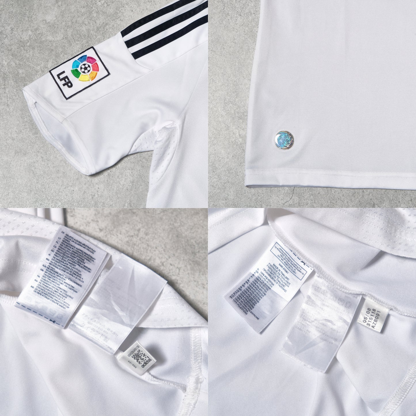 2008/09 Real Madrid Home Shirt Adidas Raul (M)