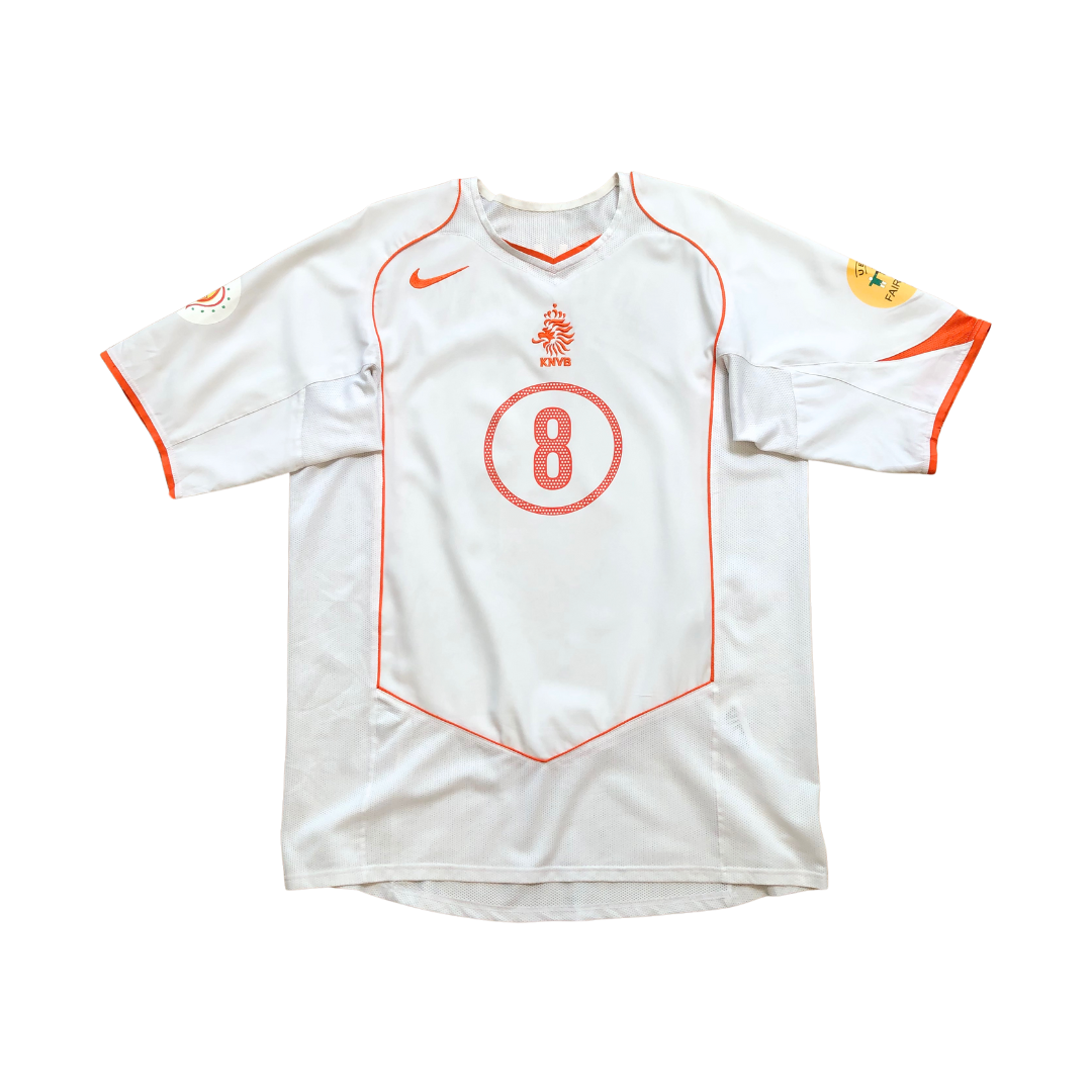 Holland/Netherlands Davids 8 Original Away Football Shirt 2004/2006 Nike Large