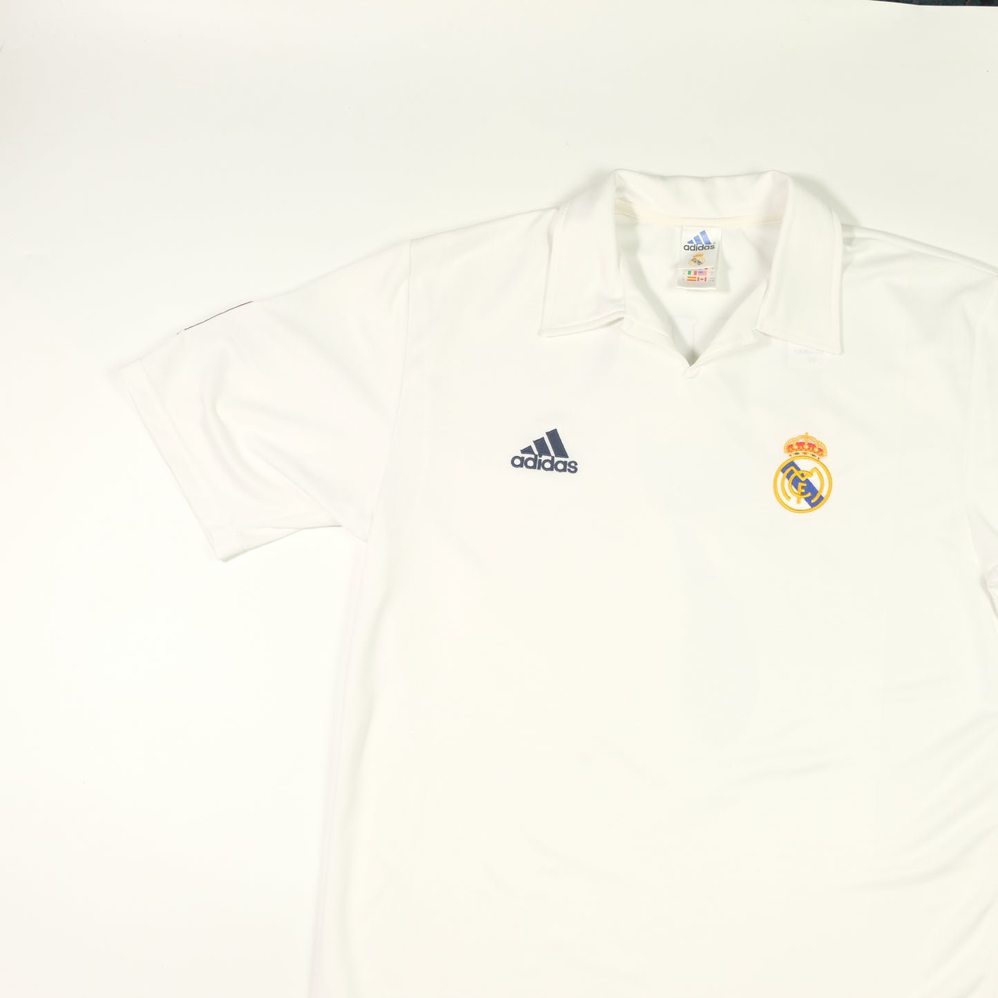 Real Madrid Original Raul 2001/2002 Adidas Centenary Home Football Shirt (M/L)