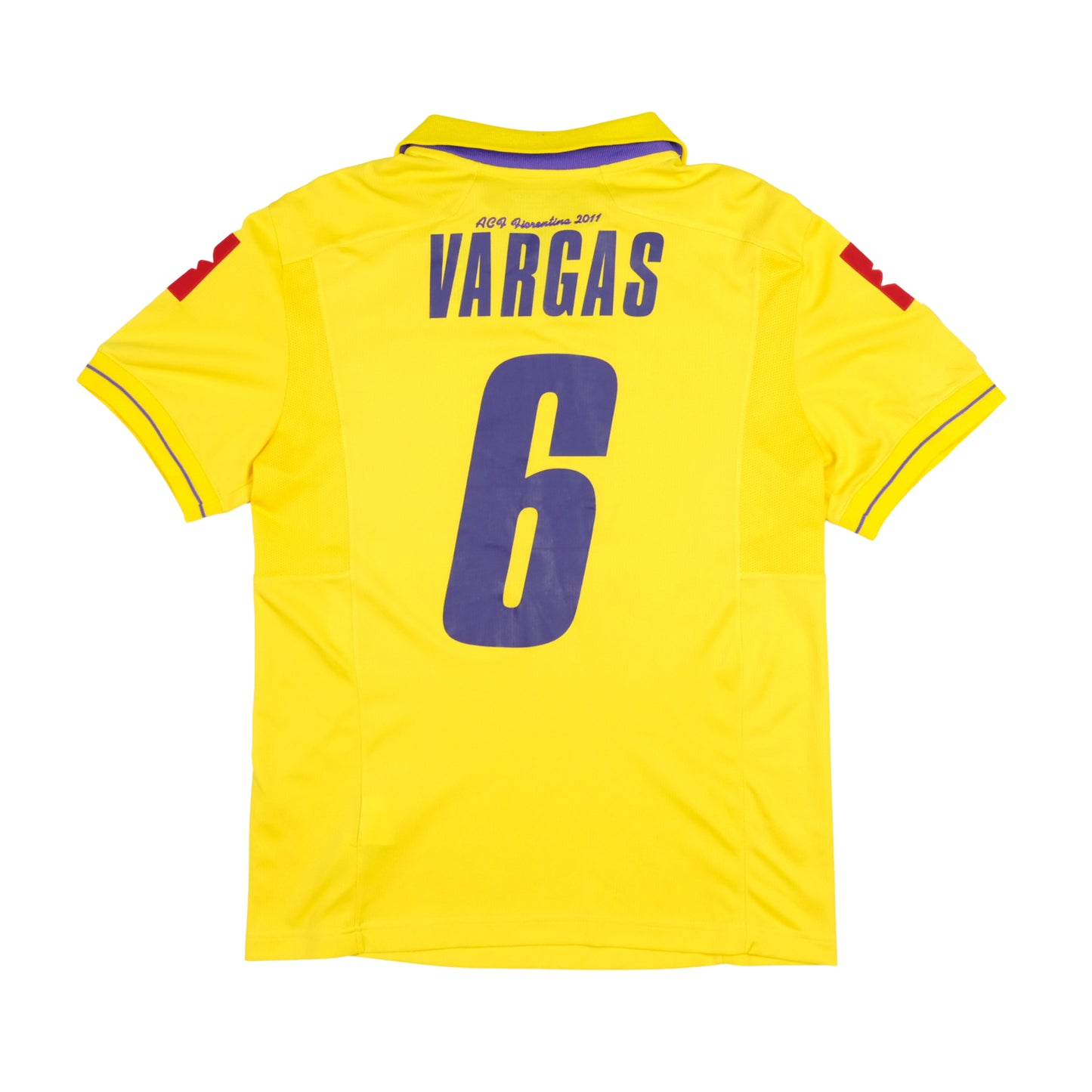 Fiorentina Italy 2011/2012 Vargas Original Third Football Shirt Lotto Small