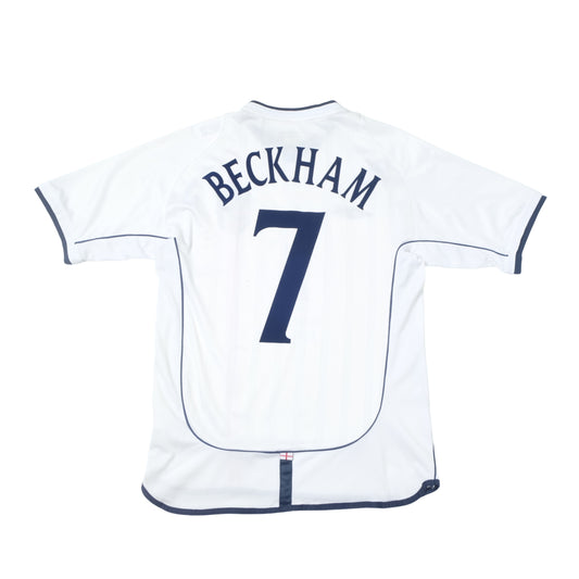 2002/04 England Home Shirt Umbro Beckham (M/L)