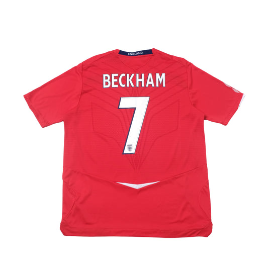 2008/10 England Away Shirt Umbro Beckham (L)
