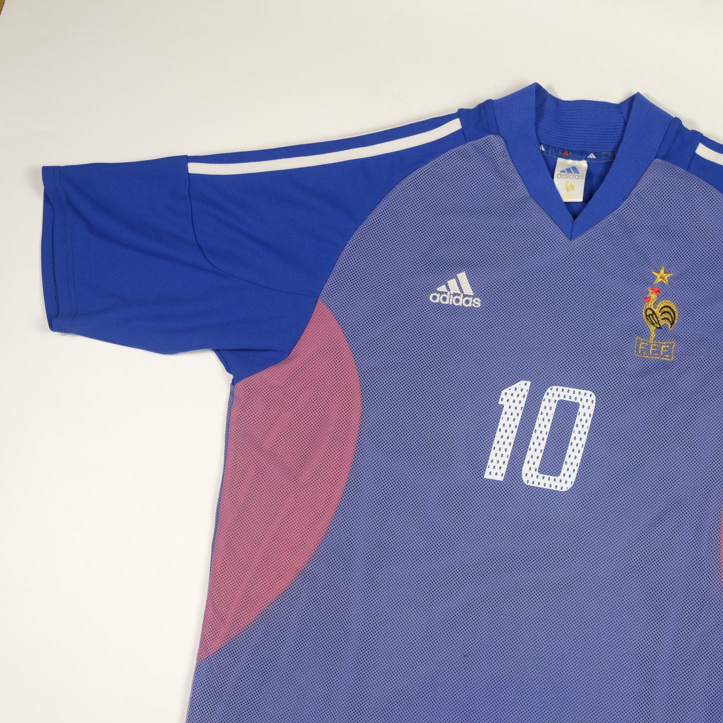 2002/2004 France Home Shirt Zidane Adidas
