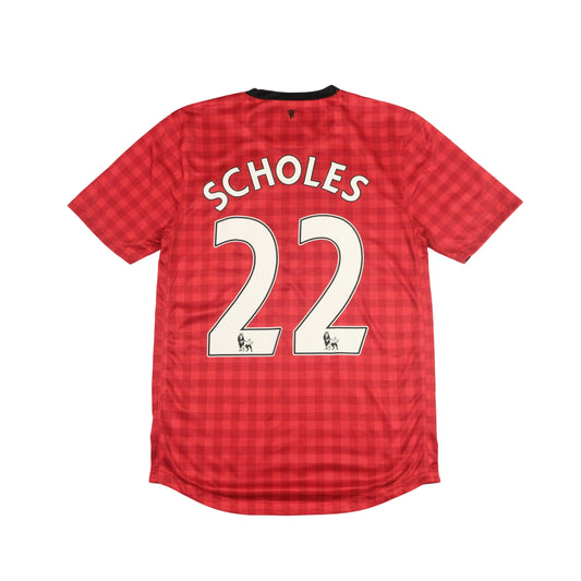 2012/13 Manchester United Home Shirt Nike Scholes (S/M)