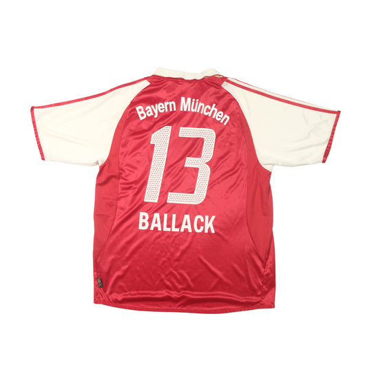 2003/04 Bayern Munich Home Shirt Adidas Ballack (L)