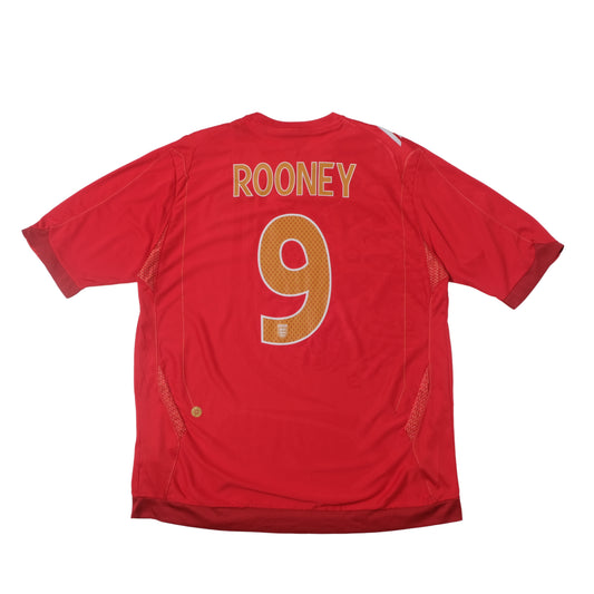 2006/08 England Away Shirt Umbro Rooney (L)
