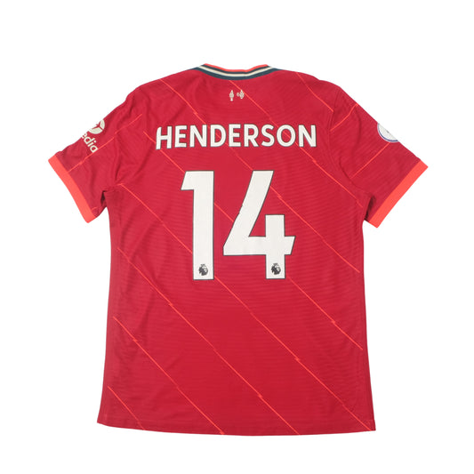 2021/22 Liverpool Home Shirt Nike Henderson (L)