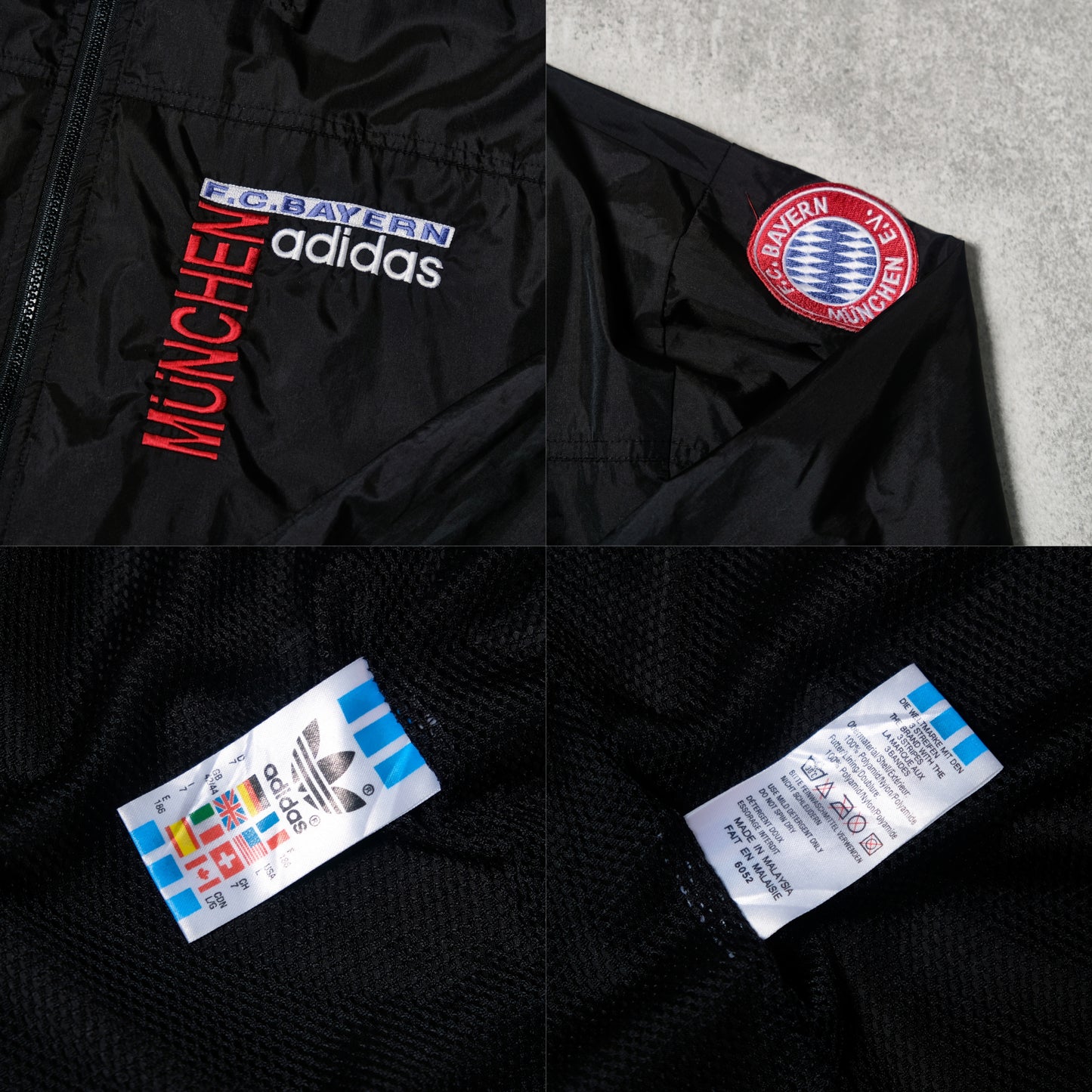 1993/94 Bayern Munich Track Training Jacket Adidas (XXL)