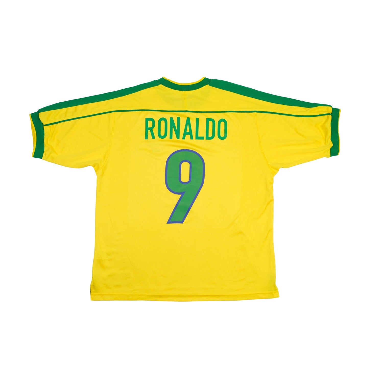 Brazil Ronaldo 9 Original Home Football Shirt 1998/2000 Nike Large
