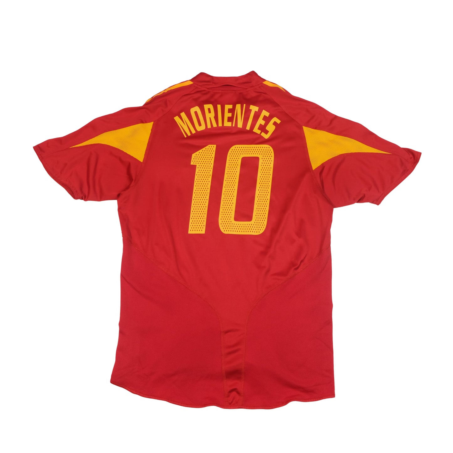 2004/06 Spain Home Shirt Adidas Morientes (M)