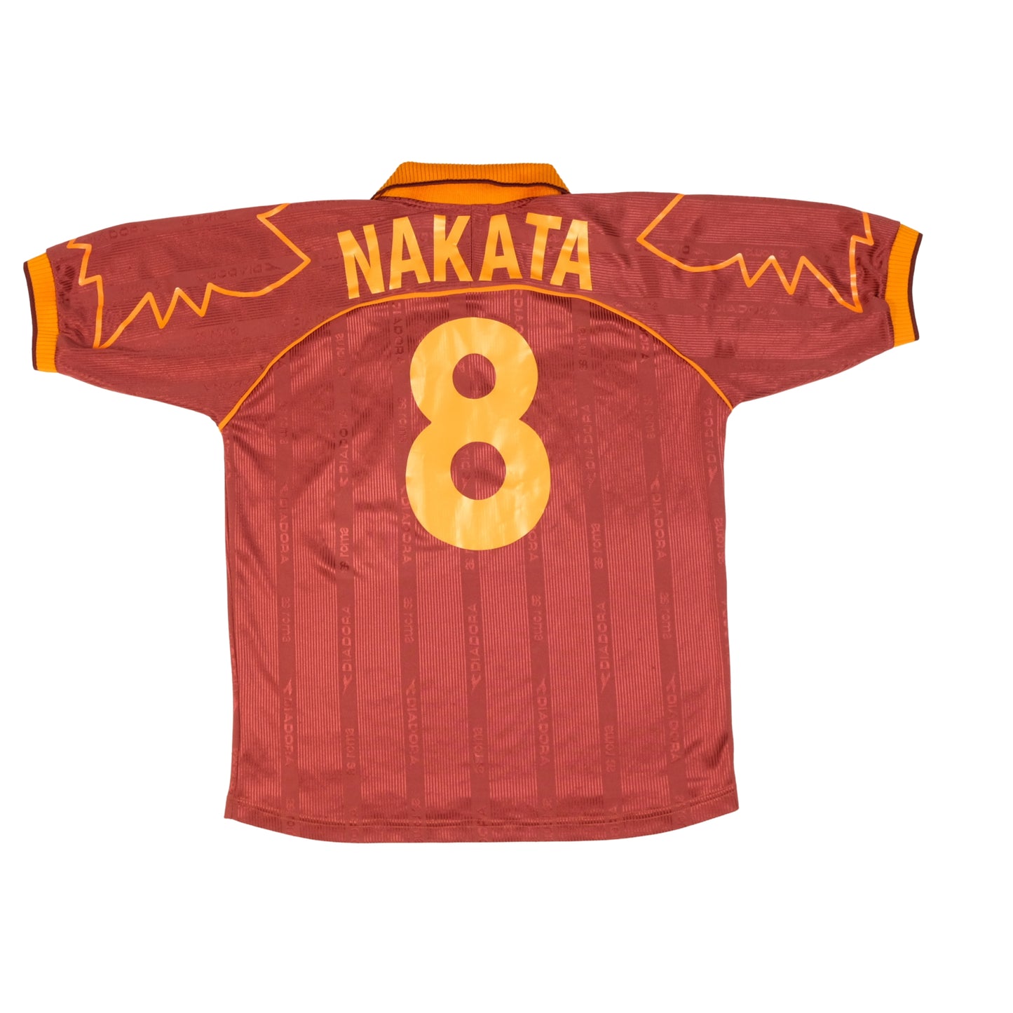Roma Original Nakata 8 1999/2000 Diadora Home Football Shirt Medium