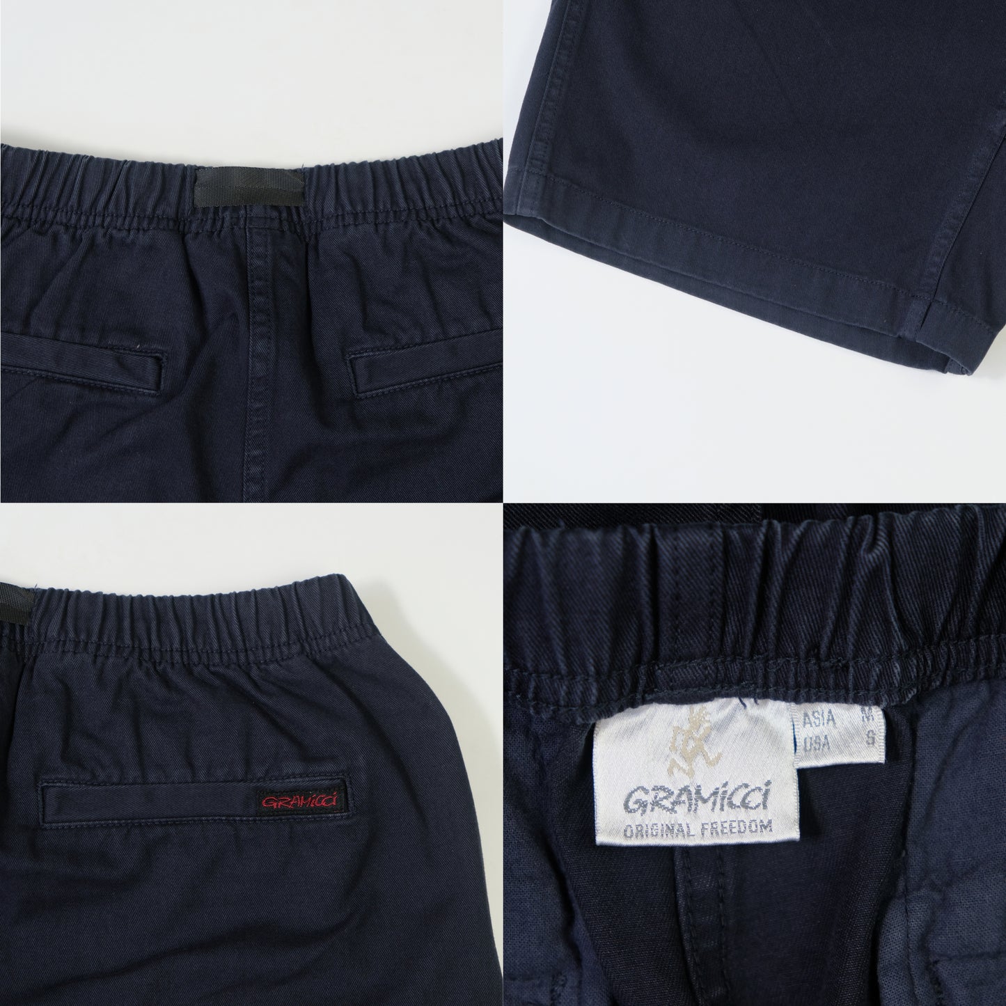 Gramicci G-Shorts Double Navy BNWT Asia Medium US Small